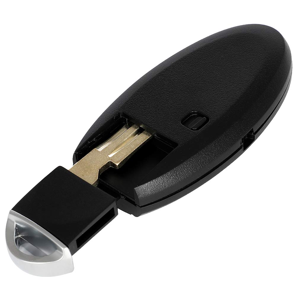 ECCPP 1 X Replacement Remote Key Shell Case with Uncut Ignition Key for Nissan Altima Maxima Murano for Infiniti FX35 FX37 FX50 G25 G35 G37 Q40 Q60 QX70 FCC: KR55WK48903 KR55WK49622