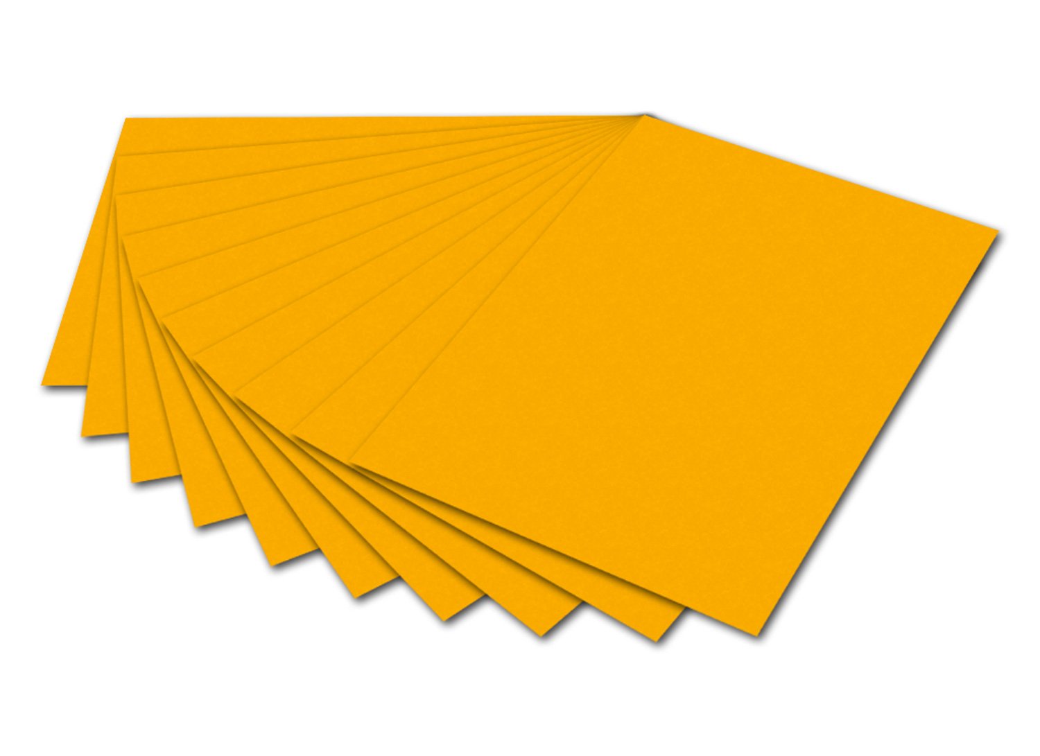 Folia Fotografico 50x70 cm 10 Fogli Giallo Scuro