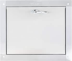 Oswald Supply ADA Compliant Trash Chute Door - Bottom Hinged