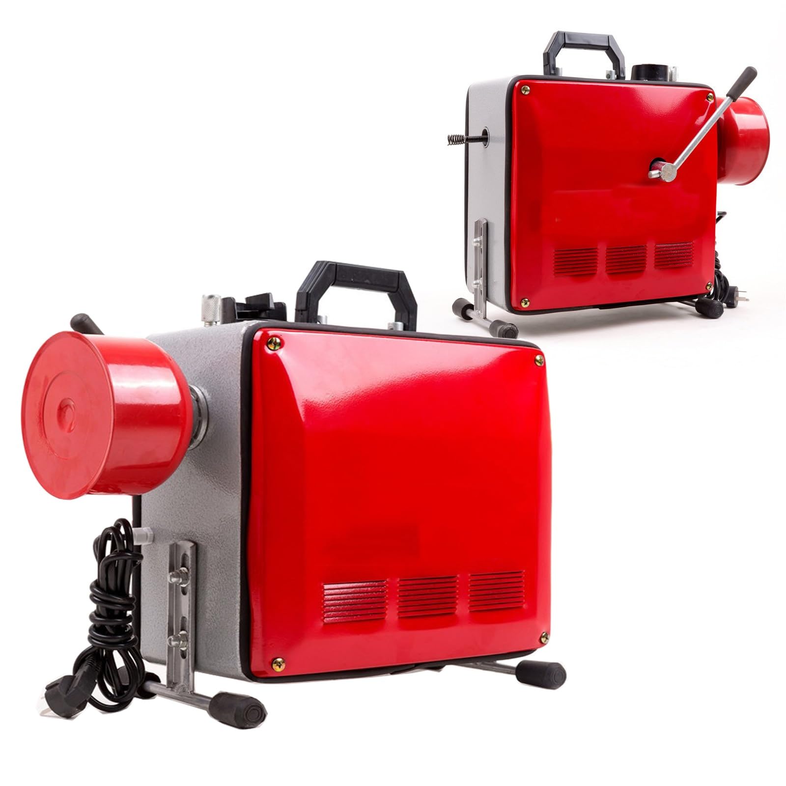Elektrische Abflussbohrmaschine, Abflussreinigungsmaschine, tragbares Power-Sanitär-Schlangenschneckenwerkzeug, tragbarer Rohrverstopfungsentferner for Haushalts-Badezimmer-Abflussrohre