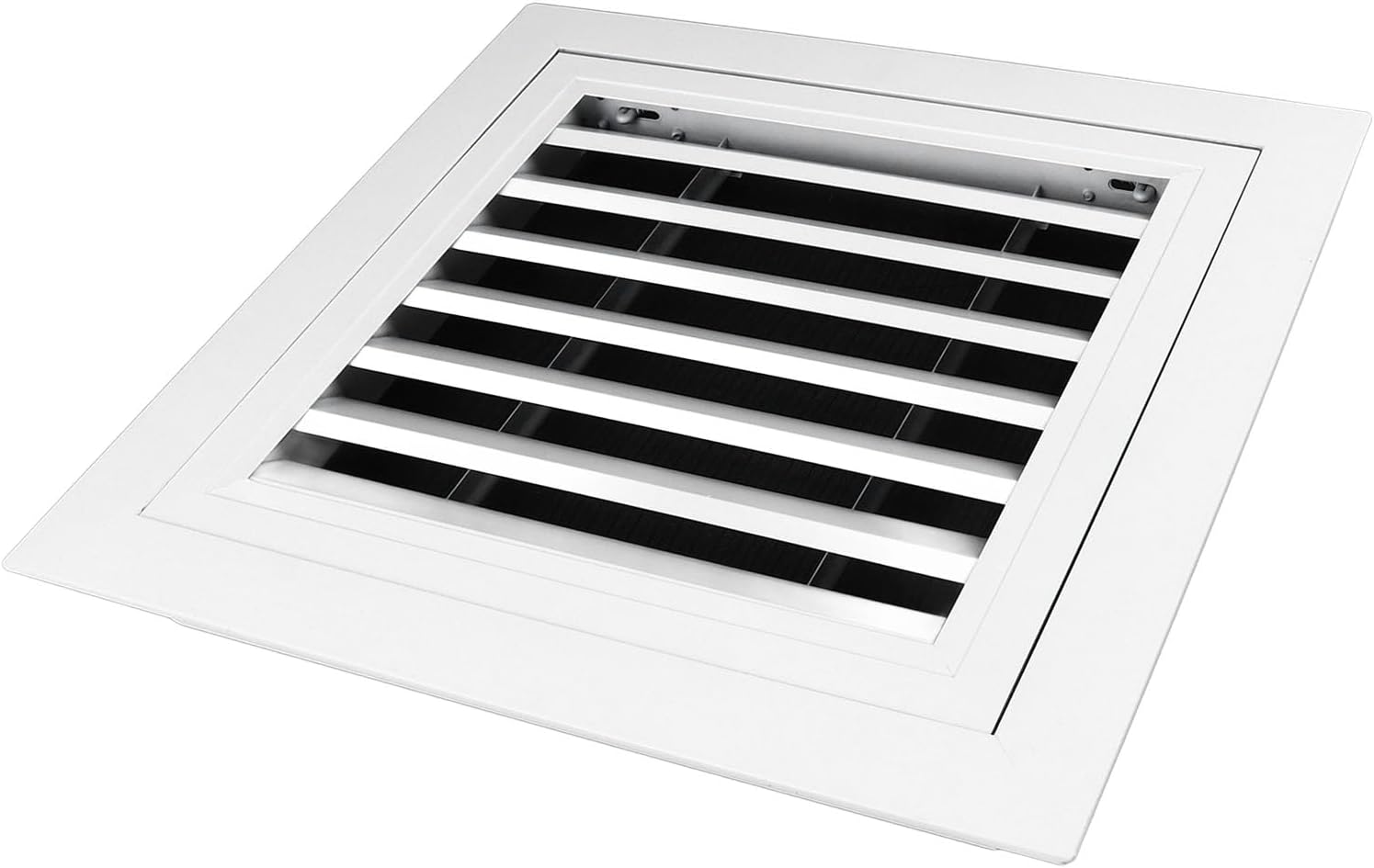 BORDSTRACT Attic Vents Gable Vents, Aluminum Alloy White Shed Ventilation Increase Air Circulation with Screen