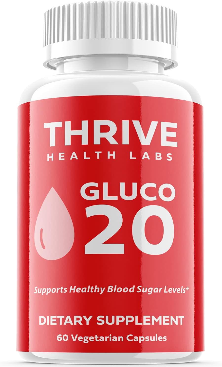 Thrive Gluco 20 Supplement Advanced Blood Sugar Support Pills (1 Pack)