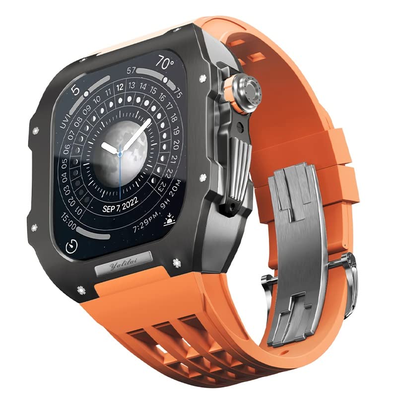 Bracelet en caoutchouc pour Apple Watch Series 7 8 idéal sport et bureau