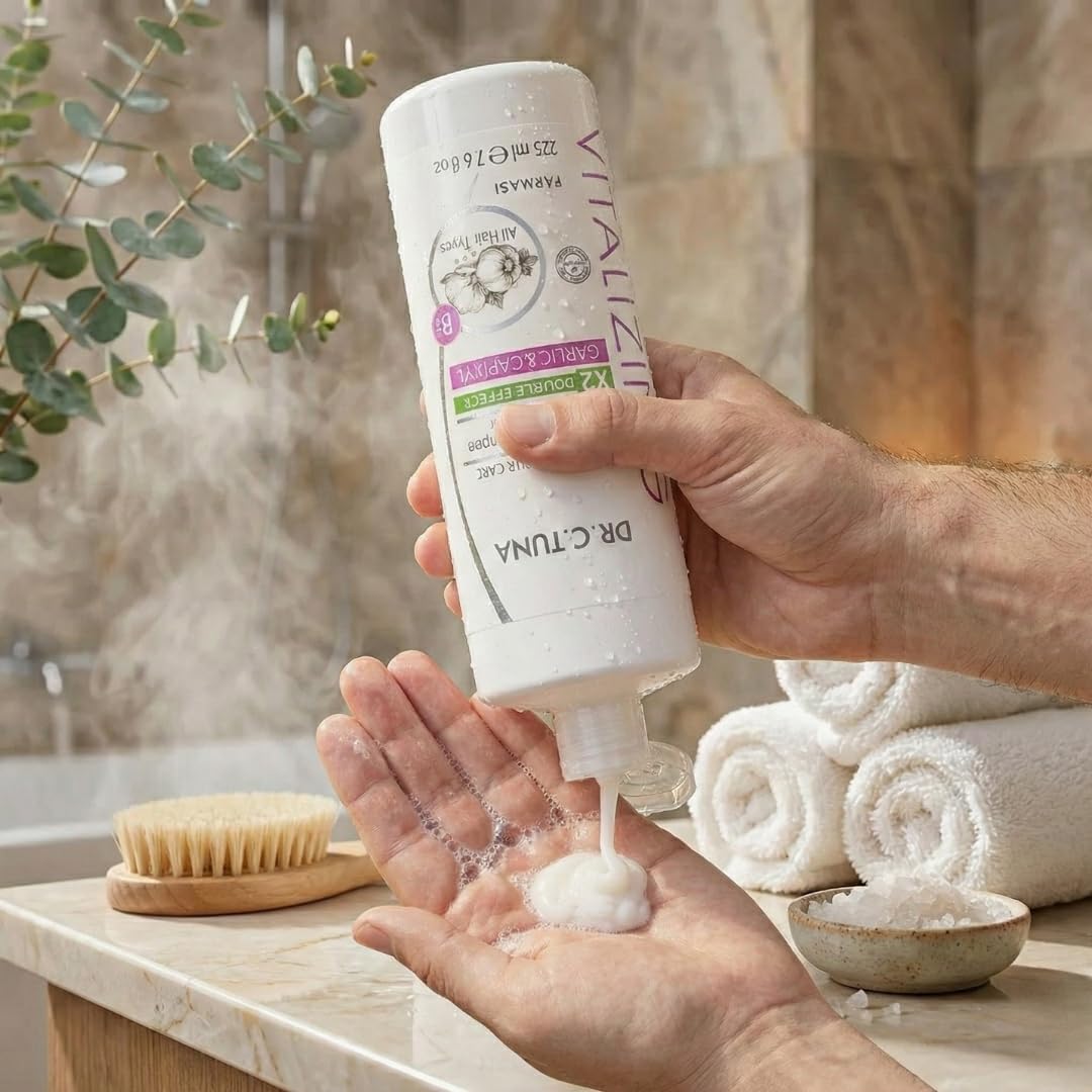 美容液 hapi Amazon.com: Dr C Atún Vitalizing Ajo & Capixyl Champú 7.6 fl oz