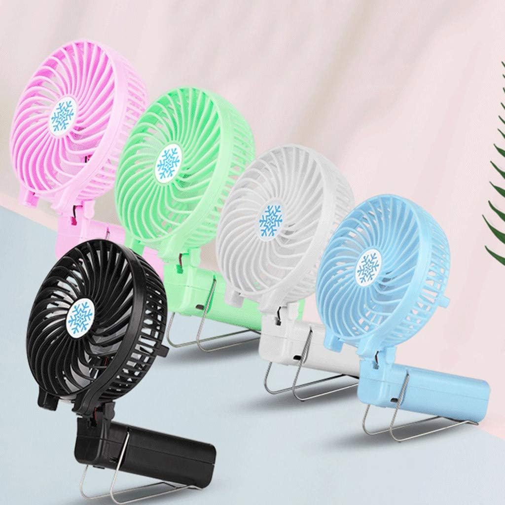 SoeHir Mini Handheld Personal Small Portable Fan, Baby Stroller Fan, Car Seat Fan, Desk Fan, with Flexible Tripod Fix on Stroller/Student Bed/Bike/Crib/Car Rides, USB Powered : Baby