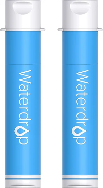 Waterdrop Gravity Water Filter Straw, Camping Water Filtration System, Water Purifier Survival for Travel, Backpacking and Emergency Preparedness, 1.5 gal Bag, 0.1 Micron, 5 Stage Filtration