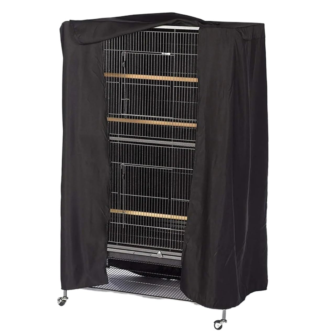 Zovloer Birdcage Covers Large Bird Cage Cover Dustproof Waterproof Blackout Shade Cloth Washable Aviary Windproof For Macaw Square Cages Parakeets For Parrot Parakeet Small Animal Sleeping