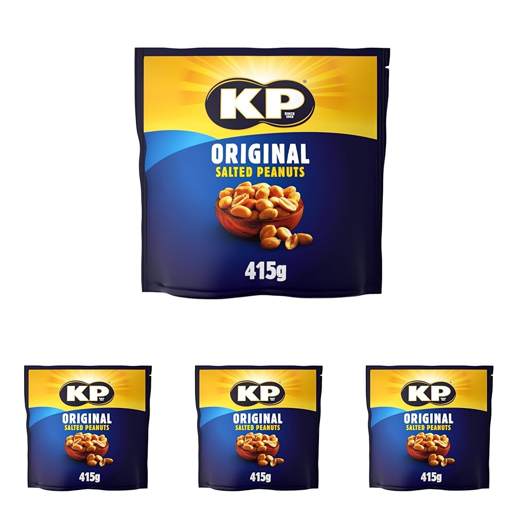 KP Nuts - DRY ROASTED Peanuts - Multipack of 5 x 30g Snack Bags - Roasted until golden for the perfect KP taste and crunch. Source of protein and high in fibre. — view 7