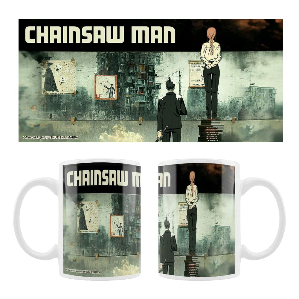 Crunchyroll - Chainsaw Man - Motif: AKI & Maki - Mug - 320 ml - Original & Licensed