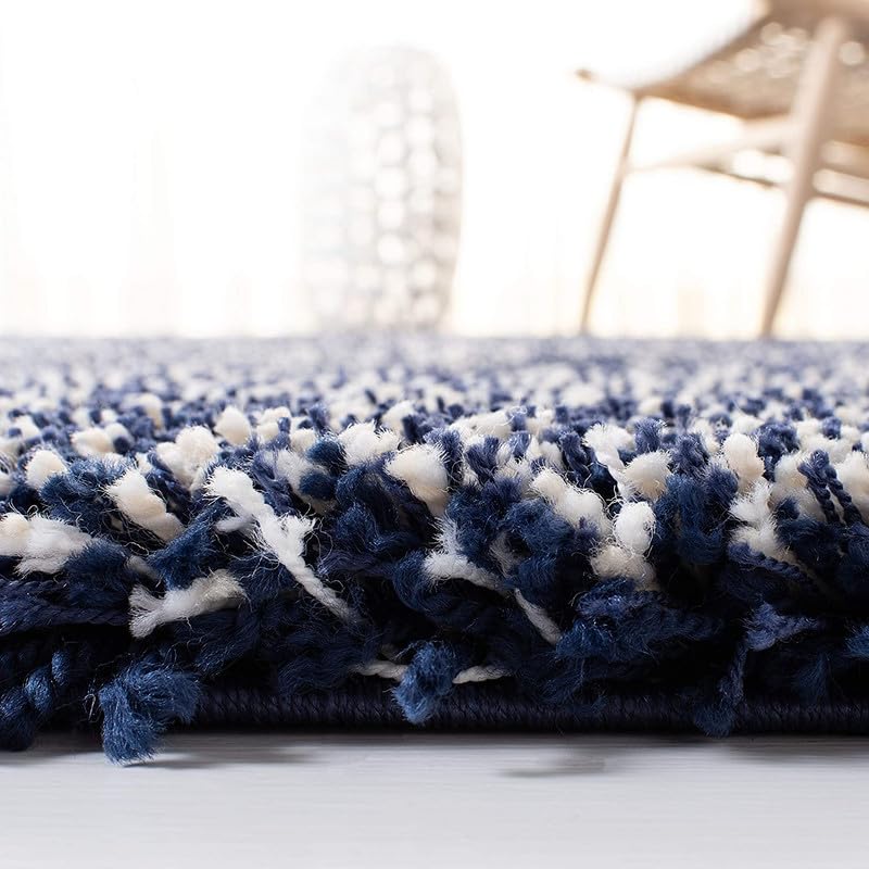 Image of zia carpets Cozy Soft Shaggy Non Slip Carpet for Home Decor Aesthetic Rugs with 2.5 inch Thikness Size 7x10 feet