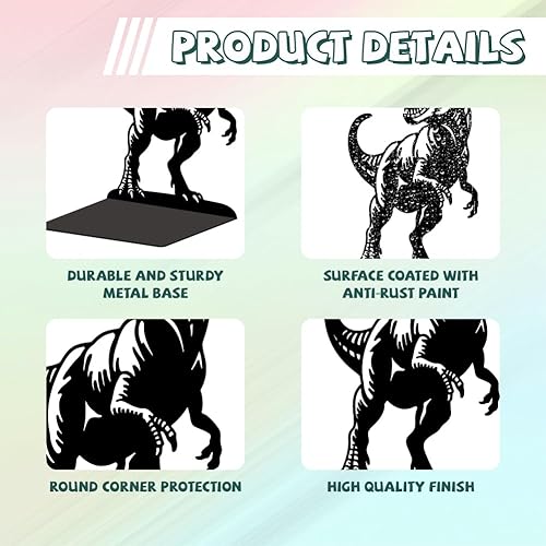 Miniatura 36 de Peacoblue Sujetalibros de metal para estantes, soportes de libro modernos y decorativos resistentes para estudio, oficina, escritorio, estante,