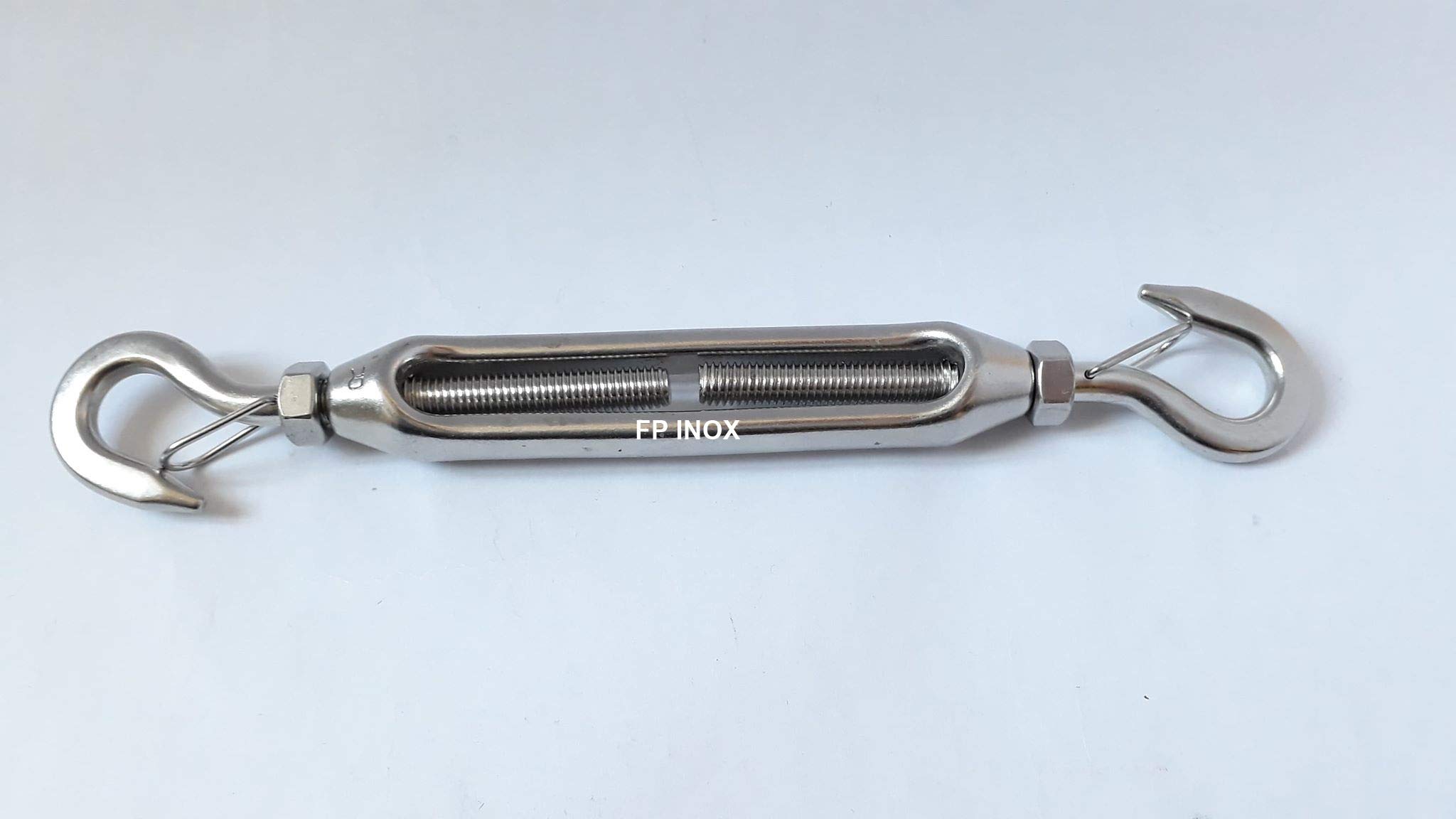 Tendeur inox (Ridoir) Crochet Sécurité 360mm inox 316 - A4
