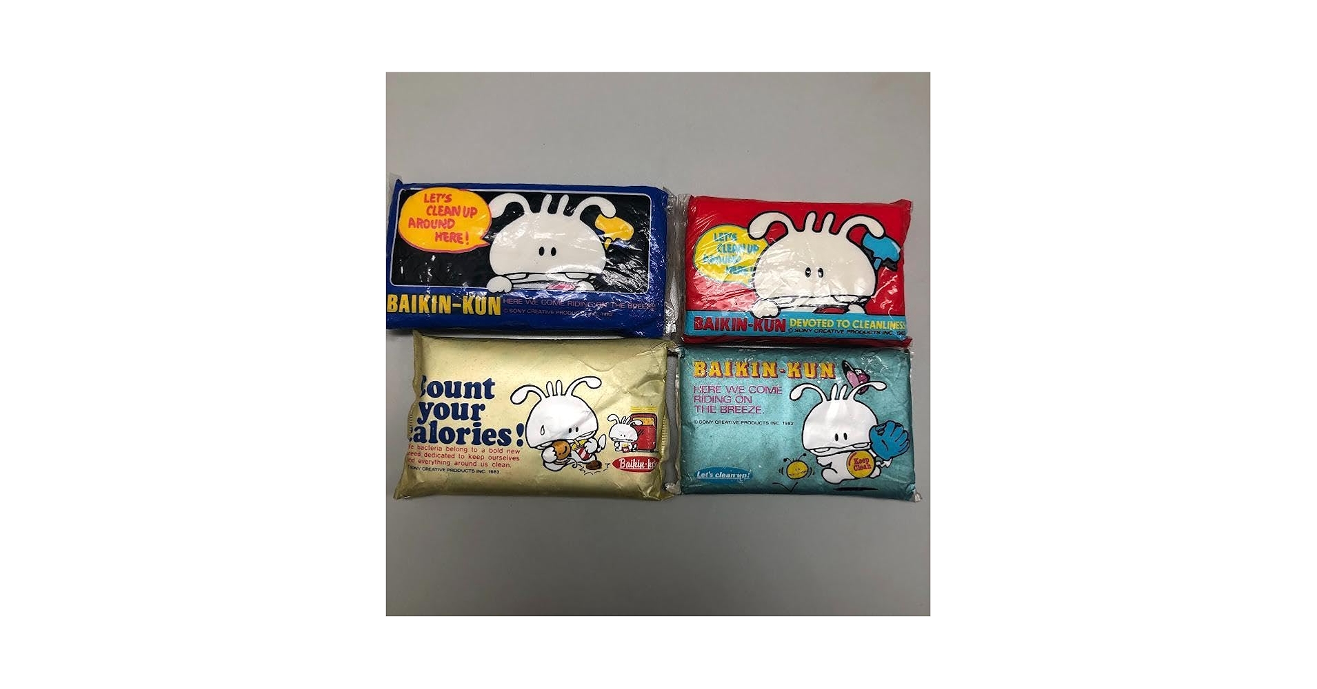 バイキンクン ポケットティッシュ バイキン君 昭和レトロ