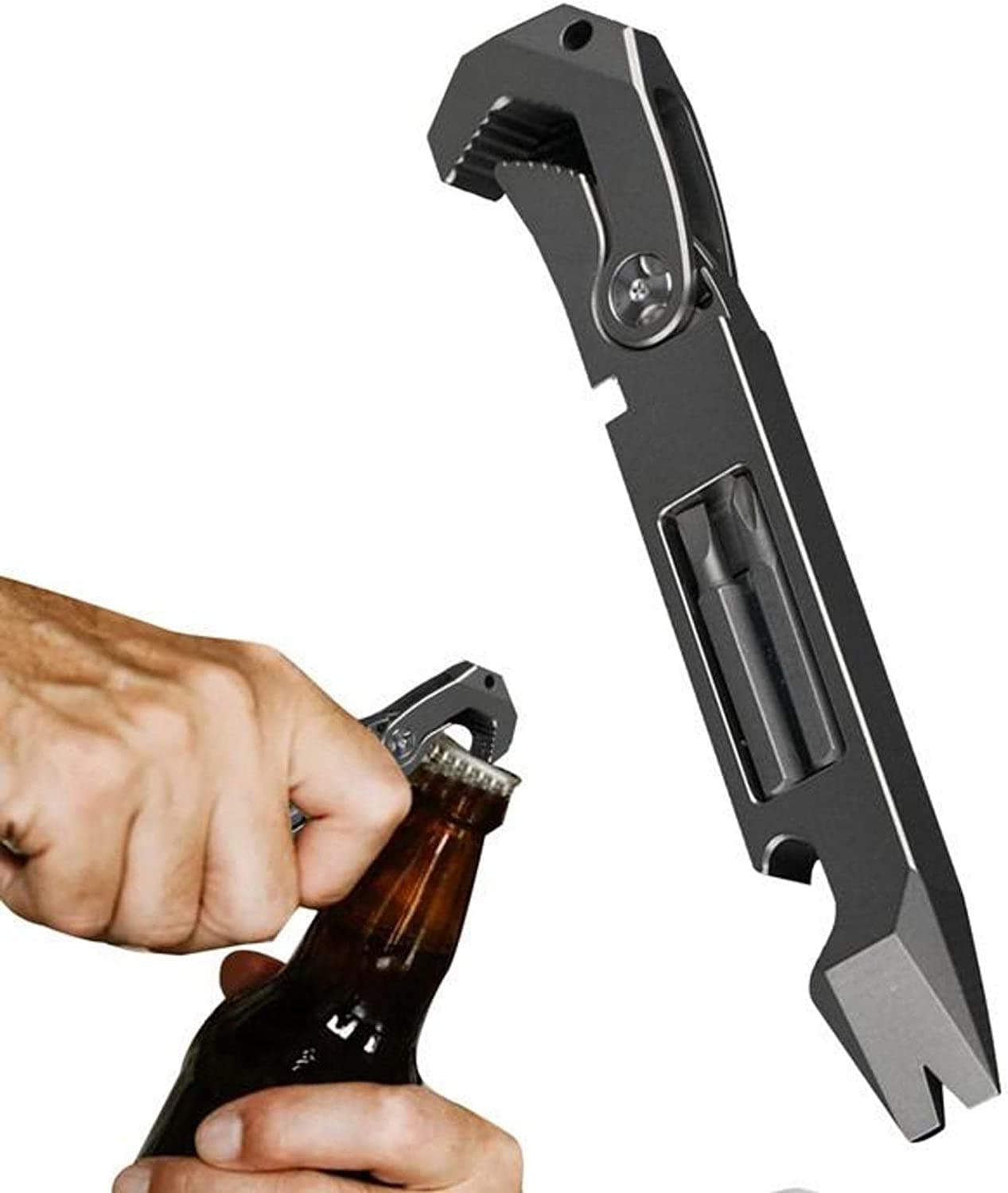 新品⭐️ ビールの栓抜きメタルバー7インチヘビーDutyerレバーカスタム Amazon | 多機能バール ドライバー レンチ アンパッカー 栓抜き EDC