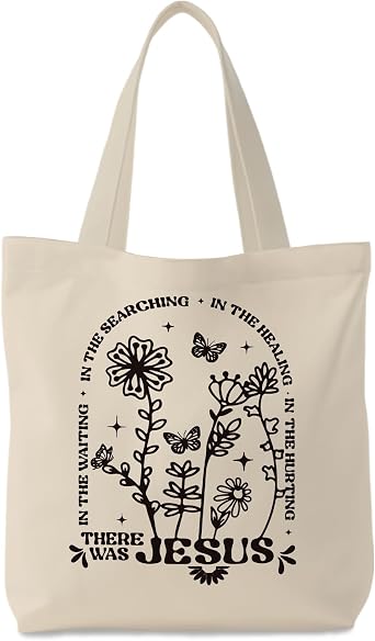 Christian Canvas ote Bag, Christian Bag, Christian Gifts for Women