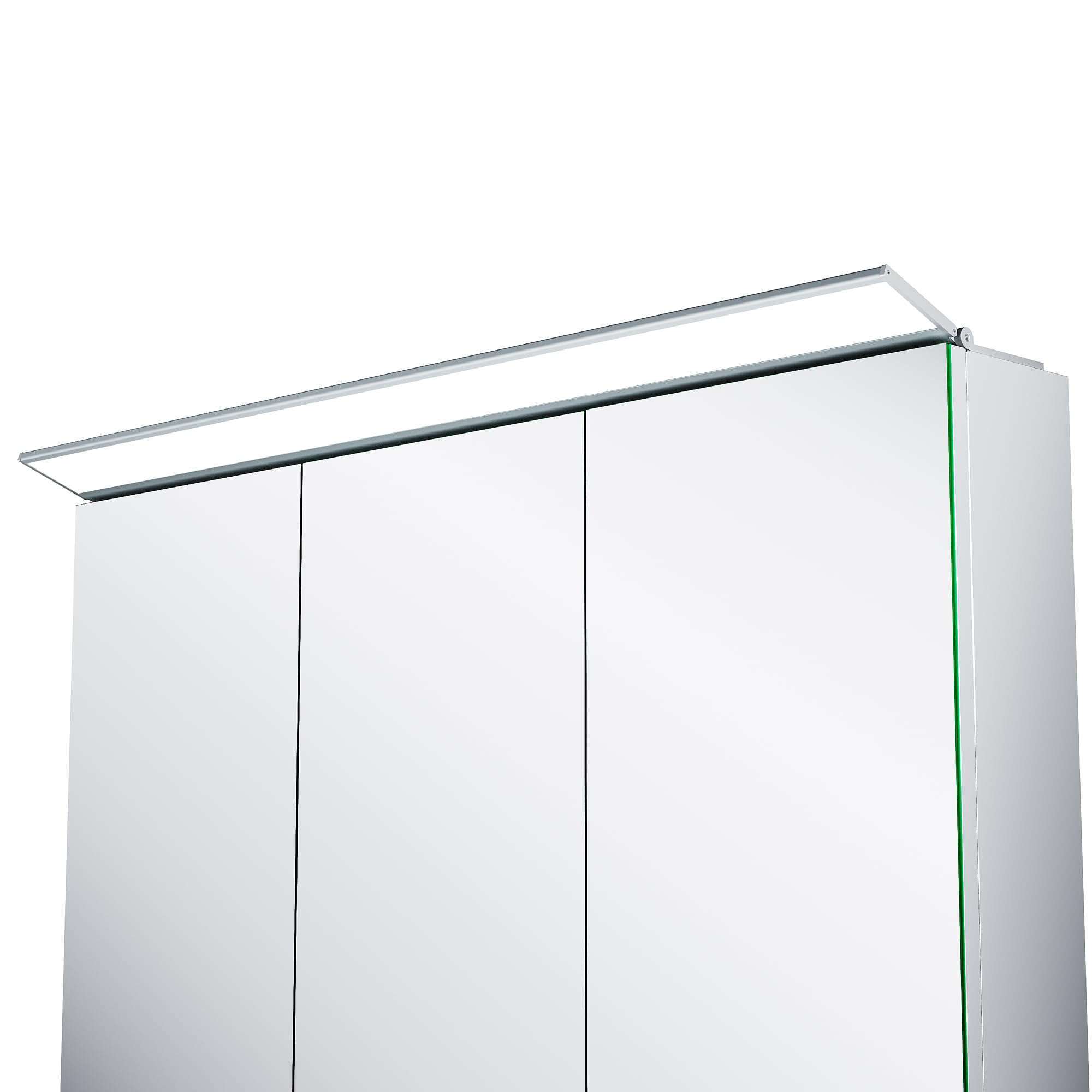 SONNI LED Spiegelleuchte 80 cm, 4.5W Spiegellampe Bad, 6000K Kaltweiß Aufbauleuchte für Spiegelschrank Nachrüstung, Aluminium, 159° Abstrahlwinkel