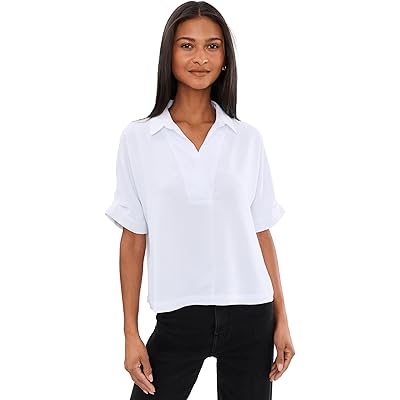 NICZOE Petite Devon Shirt paper white