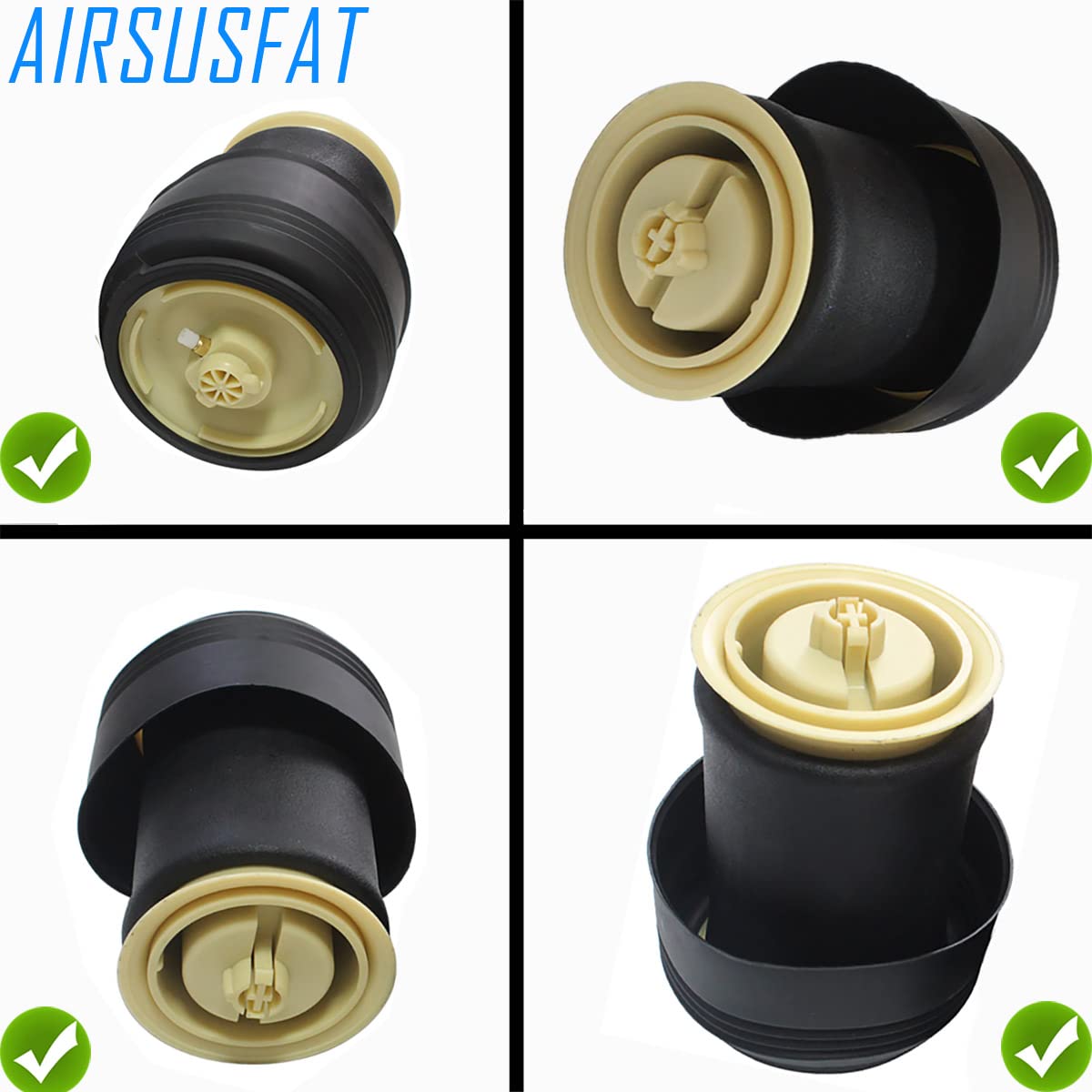 2 resortes de suspensión de aire trasero izquierdo y derecho para BMW X5 E70 2007-2013 X6 E71 E72 2008-2014 37126790080 37126790078