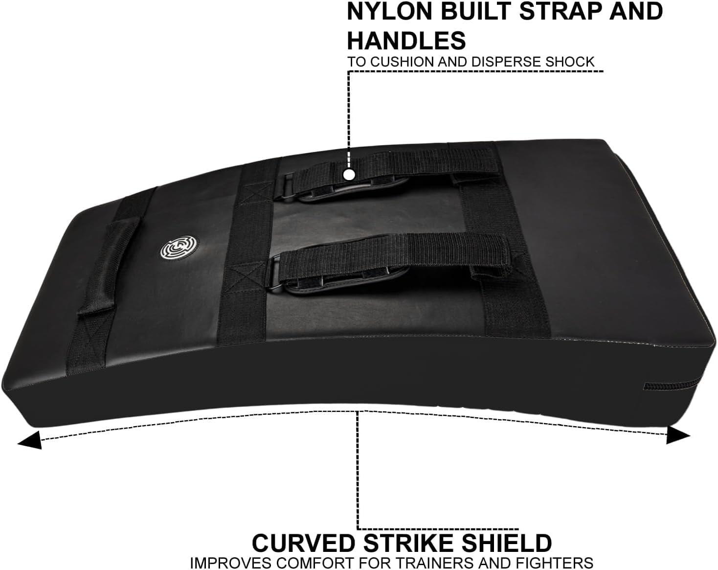 MAXSTRENGTH Graft Box-Elite Curved Strike Shield, kickboxing duża ciężka kopanie uderzająca podkładka do ciała sztuki walki - taekwondo-karate cel-wykrawanie