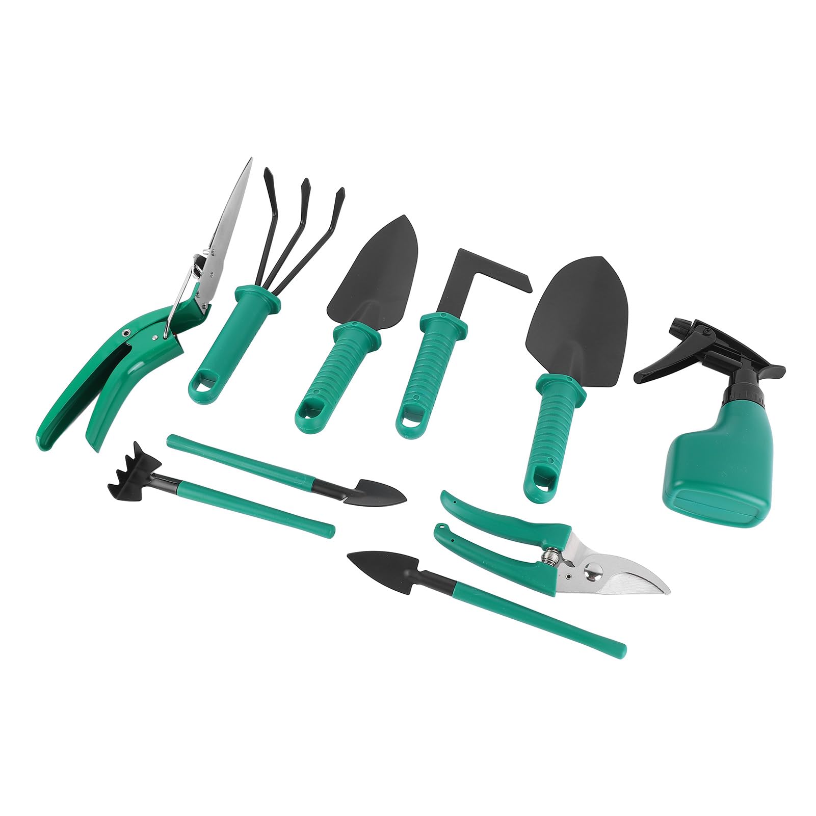 Zestaw narzędzi ogrodniczych Premium Iron Garden Tools Kit z nożyczkami, łopatami, puszkami ze sprayem do prac ogrodowych i ulicznych