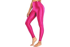Alluring Pink Shimmer Leggings