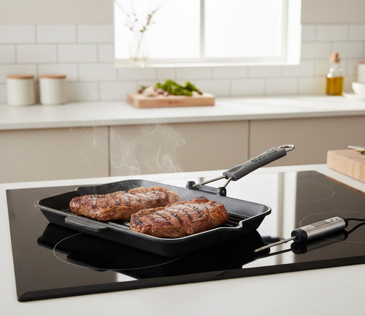 STAUB,Grill Pans,Grillpfanne,34cm,Schwarz,Gusseisen,rechteckig