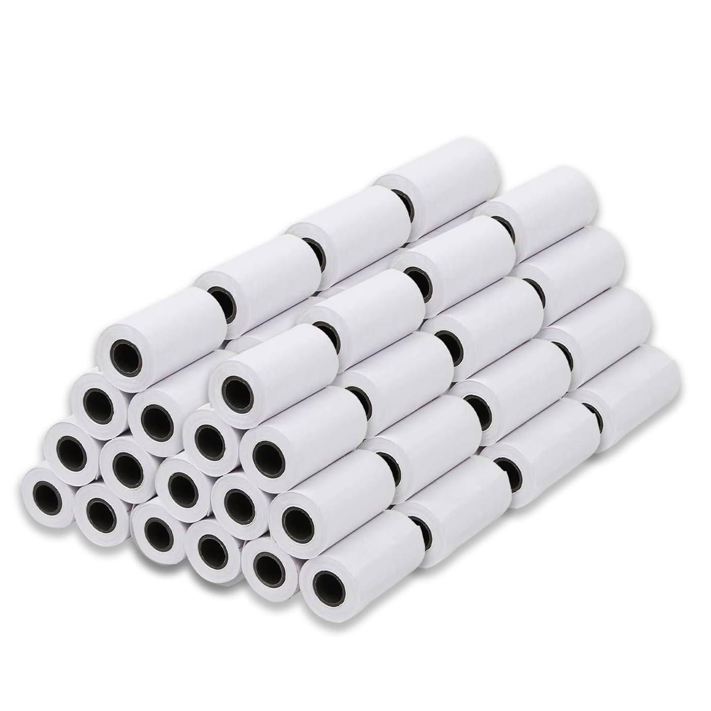 MERCURY TEXTIL- Rollos de Papel Térmico de 57x35x12mm para todos los TPV, Datafonos, Tickets e impresoras térmicas, Impresión Duradera y Clara sin Bisphenol-A (60 rollos)