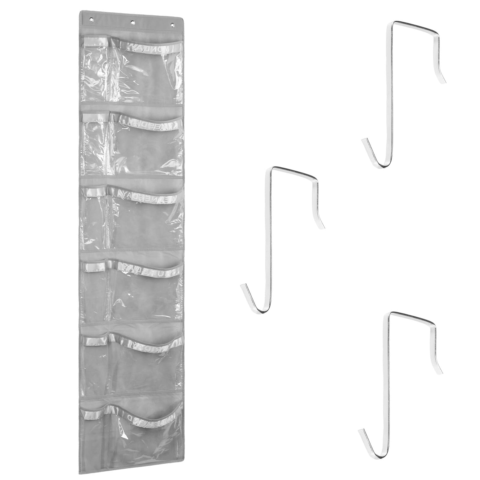 Weekly Clothes Organizer for Kids Multipurpose Days of The Week Clothes Organizer Hanging Kids Weekly Clothes Organizer Over the Door Organizer Storage for Closet Hanging Closet Storage Organizer