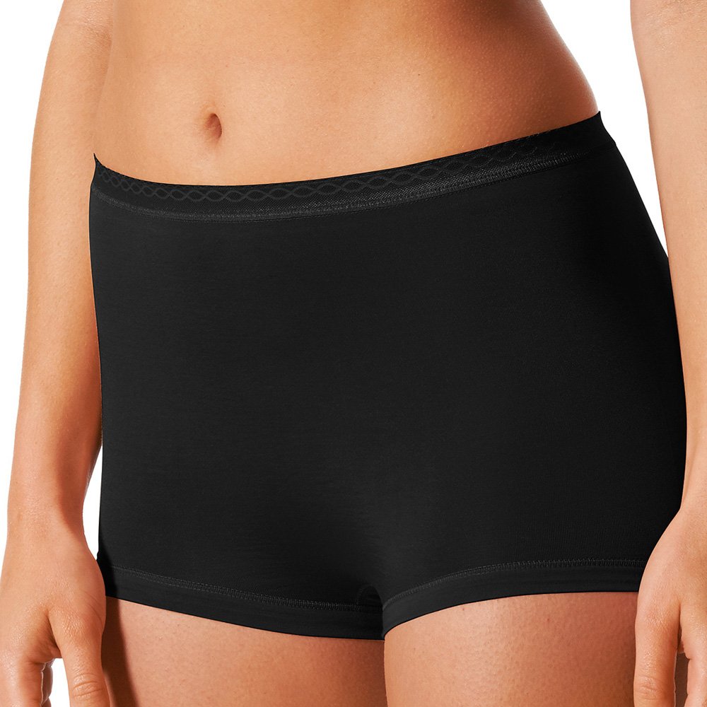 Mey 2er Pack Damen Panty Lights - 89206 - Schwarz - Größe 38 Bodysize - Damen Pants ohne Seitennähte Unterhosen für Damen- UNWAGO Set