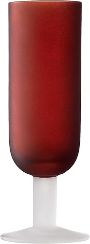 Miniatura 2 de elle decor Juego de 4 copas de vidrio esmerilado para Prosecco, champán, vino blanco, 6.6 onzas, elegante cristalería de champán para boda,