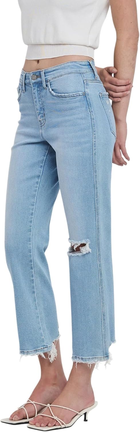 VERVET High Rise Regular Straight Jeans T6507