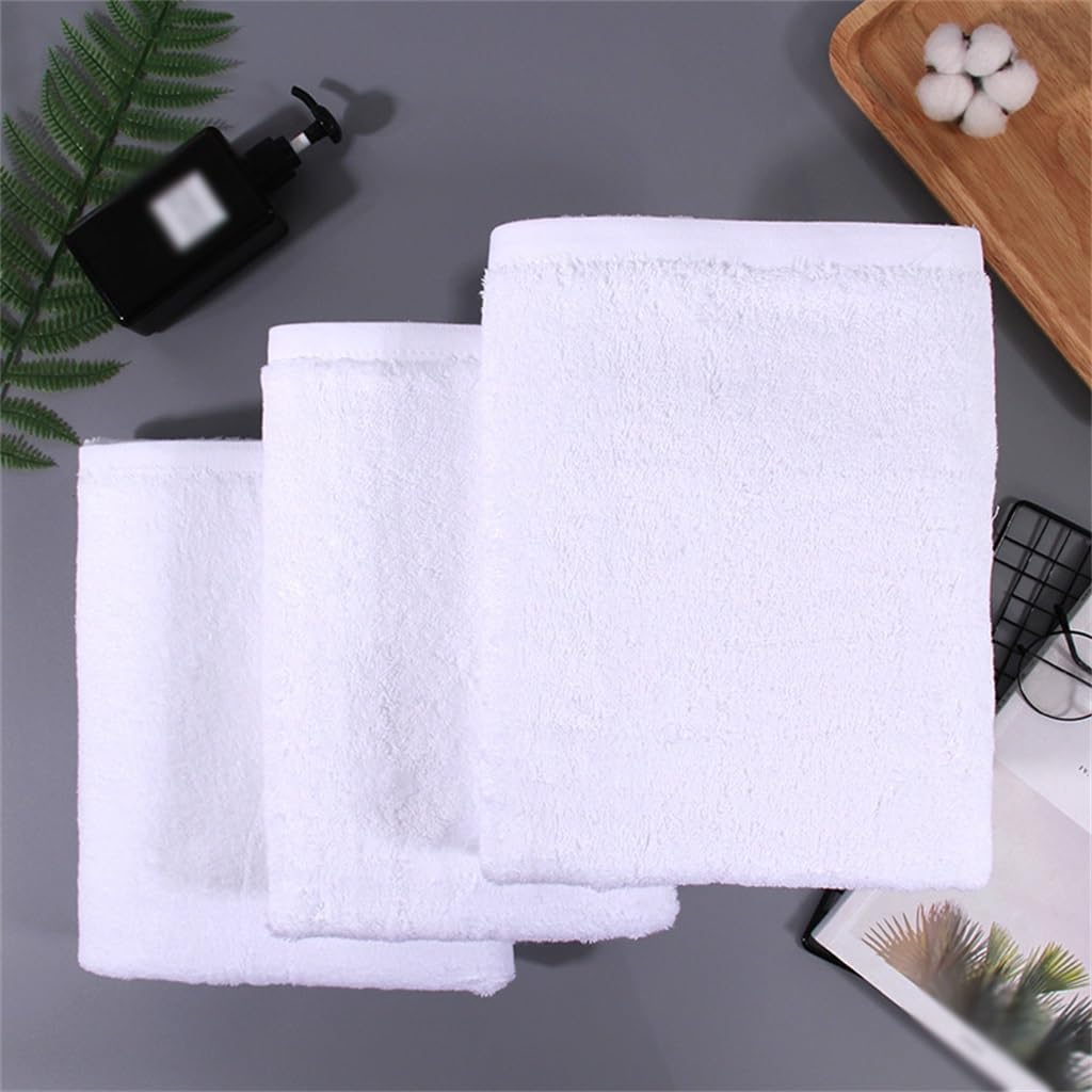 White Face Set Cotton 40 * 70 for Bathroom Hotel Ladies Men Adults Face Set Cotton