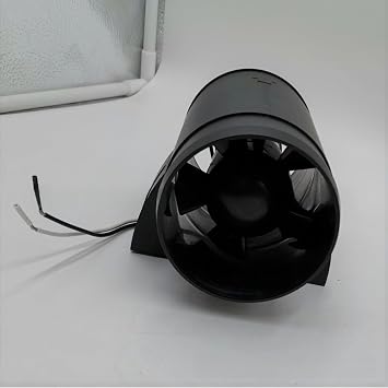 for Marine 12V Inline Air Blower 3 Inch, 145 CFM Strong Ventilation Fan Boat Yacht Cabin, Low Current Draw Rust Proof Exhaust System