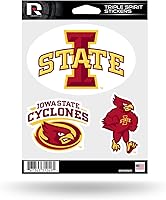 Vista 27 de Rico Industries NCAA - Lámina de adhesivos triple diseño de Alabama