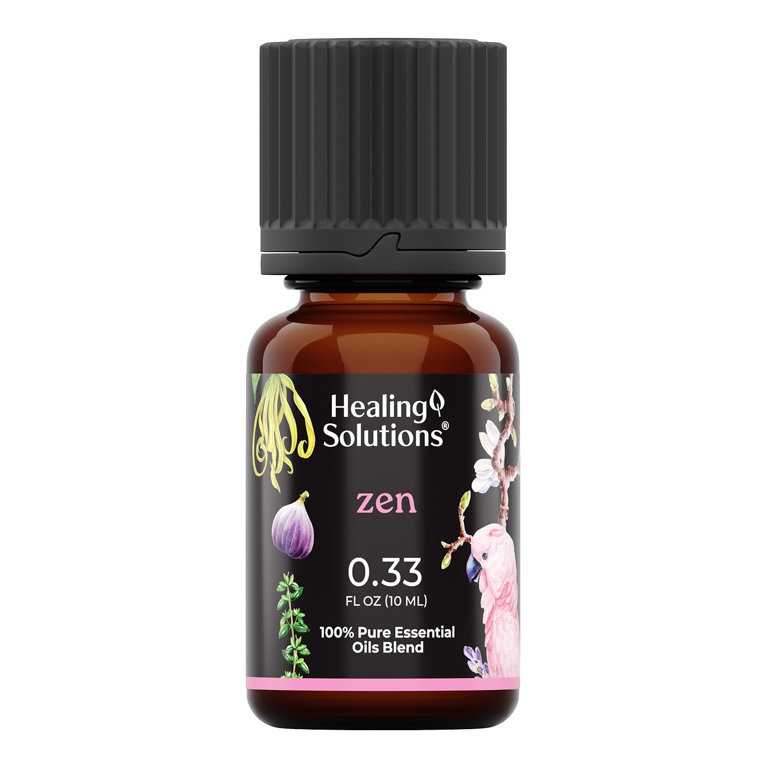 Healing Solutions Zen Blend 100% Pure, Best Therapeutic Grade Essential Oil - 10ml - Sweet Marjoram, Roman.