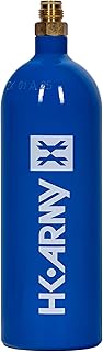 HK Army 20oz Aluminum CO2 Tank - High Pressure Compressed Air System for Paintball & Airsoft Gear