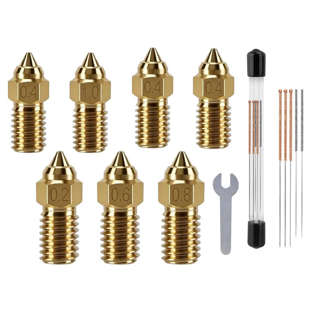 Serplex® 13pcs Brass Nozzle Kit for Neptune 4 3D Printers-image-36