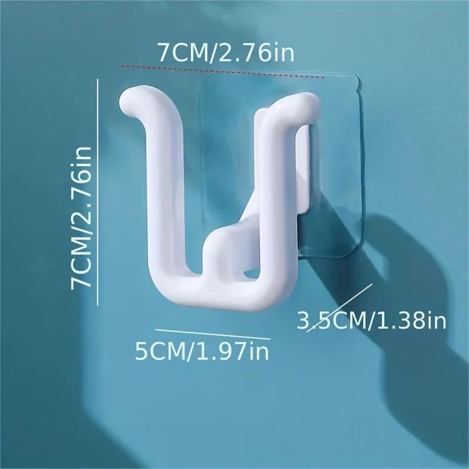 Wall Mounted Shoe Rack 40pcs Shoe Rack - Waterproof Wall-Mounted Hook, Suitable for Bathroom and Kitchen For Closet Organization