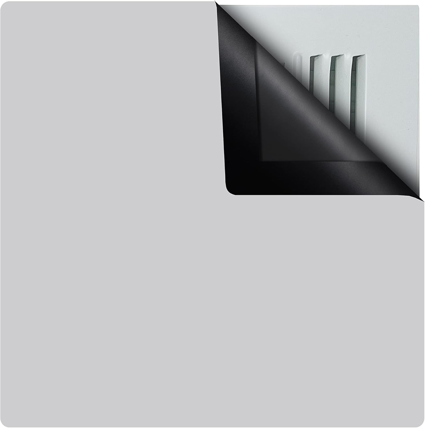 SEAL360 Square Magnetic Vent Cover (1 Piece), Pockets for Complete Seal, 12" X 12" (White) for Floor, Wall, or Ceiling Air Vents and Registers, Vent Not Included