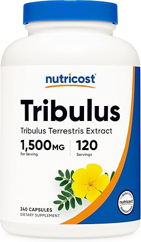 Miniatura 8 de Nutricost Extracto de Tribulus Terrestris 1500 mg, 120 cápsulas – 60 porciones (750 mg por cápsula), sin OMG ni gluten