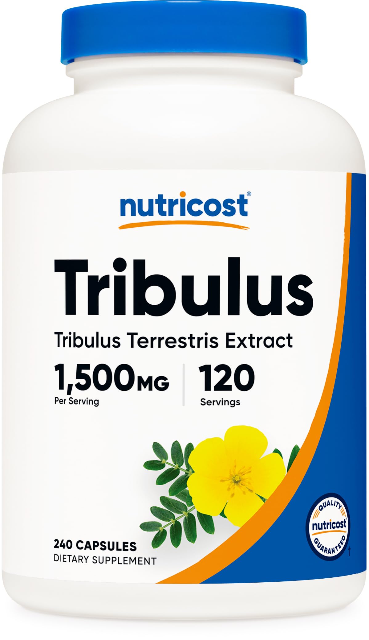 Sponsored Ad - Nutricost Tribulus Terrestris Extract 1500mg, 240 Capsules - 45% Saponins, 120 Servings, Non-GMO, Gluten Free
