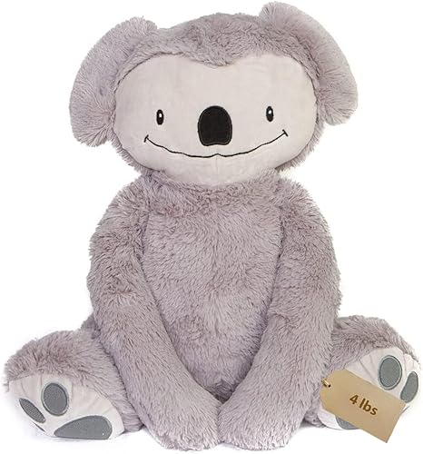 Animales de peluche con peso para niños, para concentración de ansiedad o entrada sensorial, peluche calmante de regazo