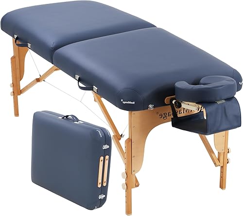 PayLessHere Mesa de masaje, cama de masaje portátil de 2 pliegues, mesa de masaje portátil de 84 pulgadas de largo x 30 pulgadas de ancho, cama de