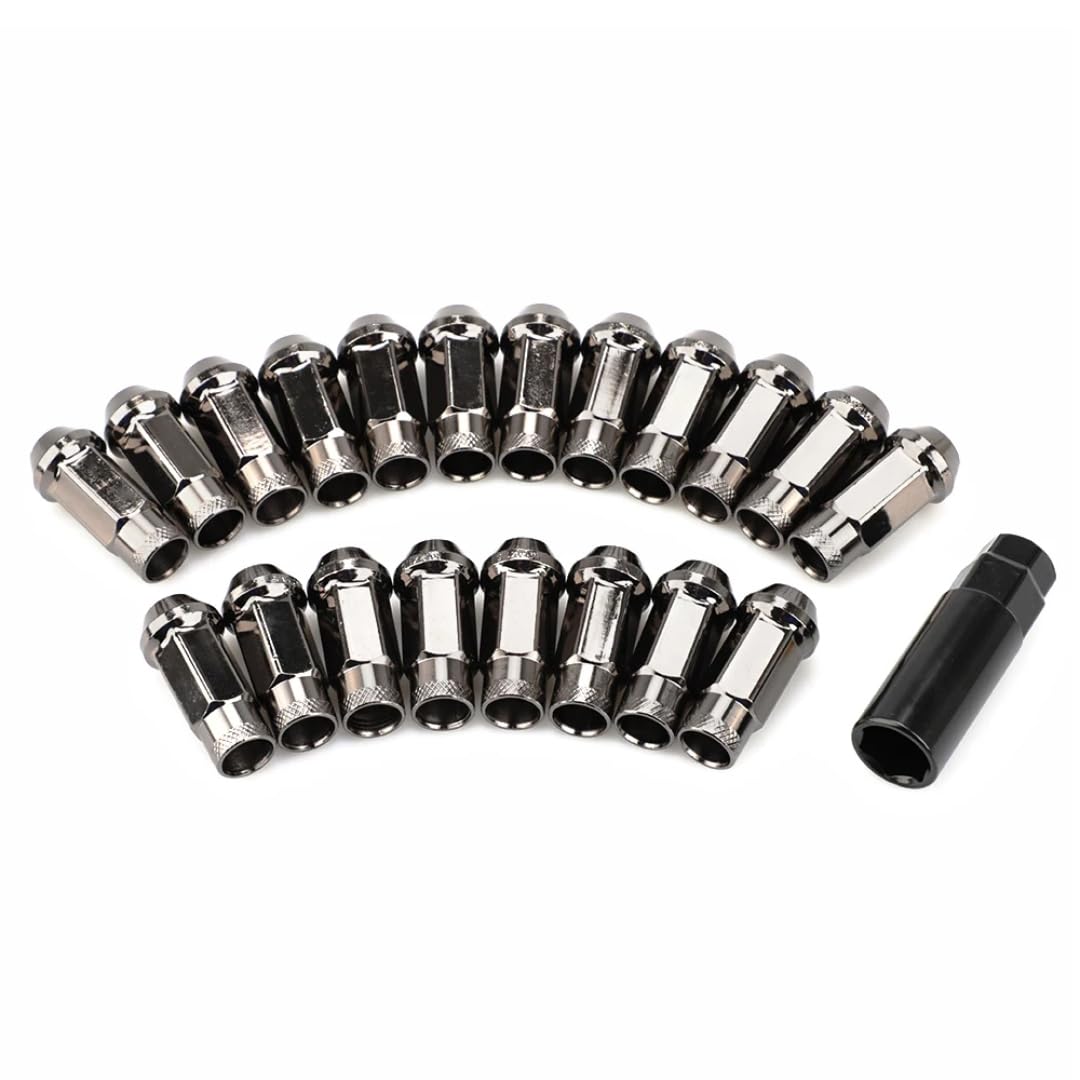 Tuerca De Rueda para Suzuki S-Cross SX4 Alto Carry Every, para Lincoln MKC MKZ Aviator, para Cadillac ATS CTS, 20 Piezas Tuercas de Rueda para Coche M12x1.5/M12x1.25