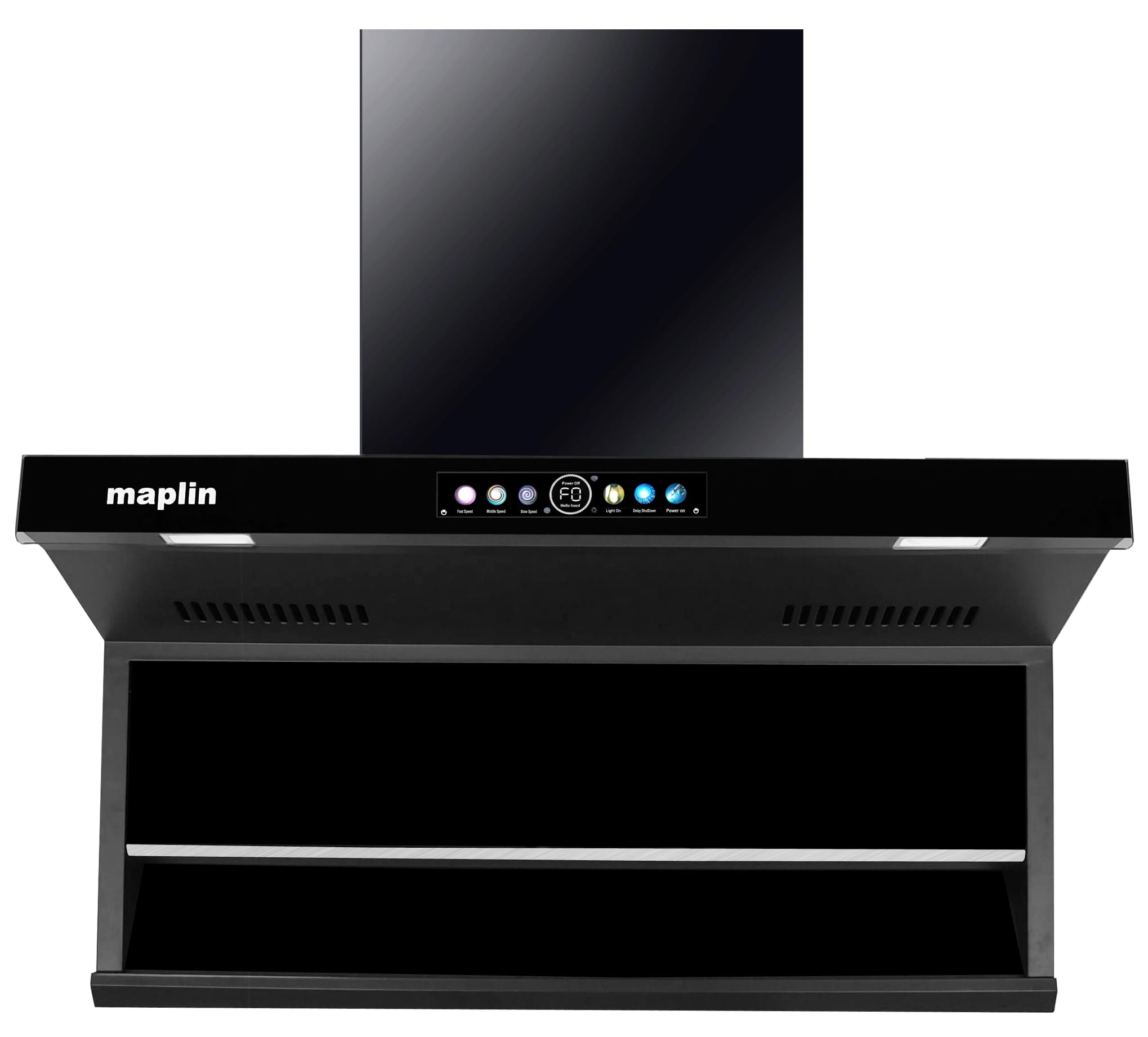 (Model: T05)1400 m³/hr Glass Kitchen Chimney (Filterless Technology, Touch Control, Motion Control, Auto Clean)-image-26