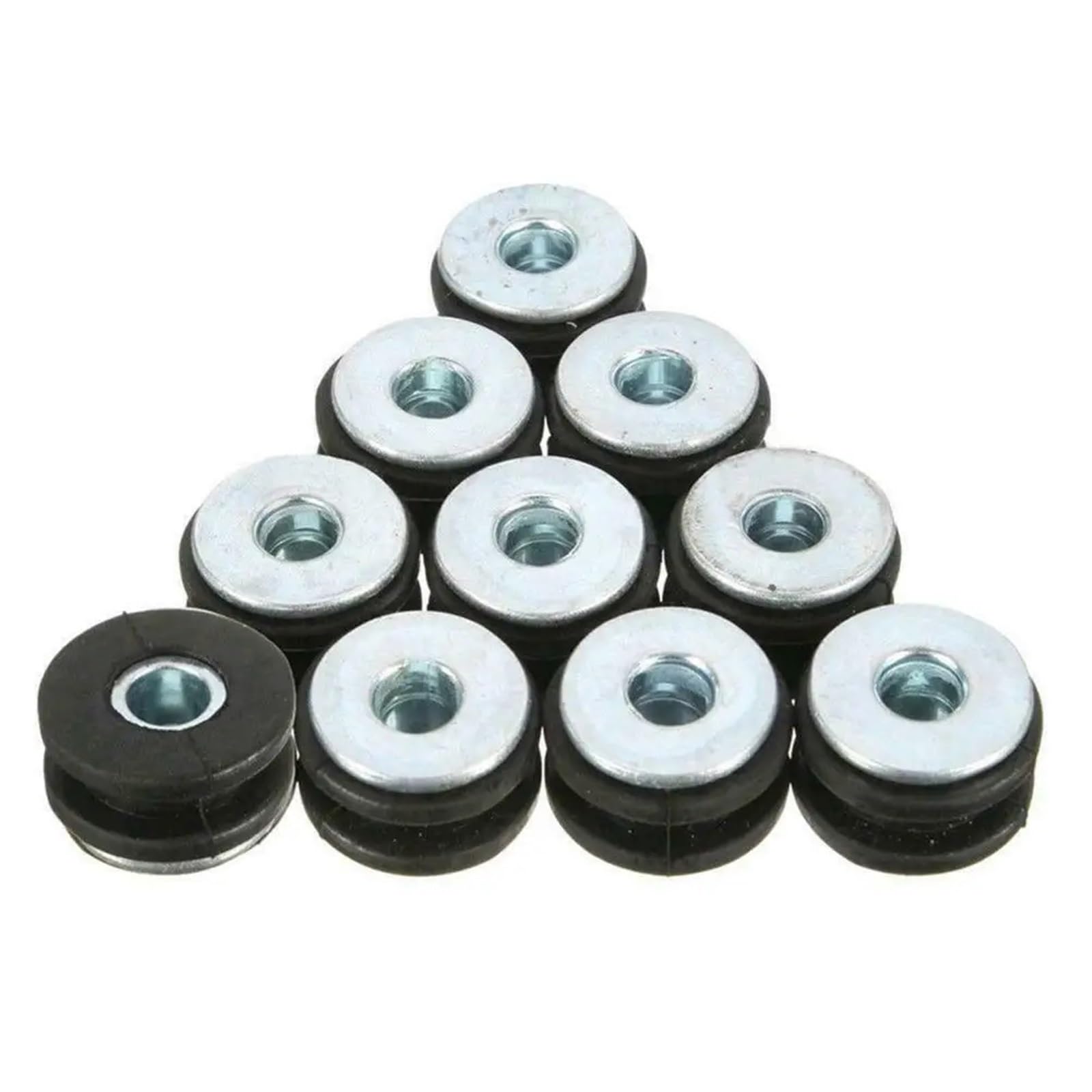 Alettone Moto Passacavi in ​​gomma per motociclette Guarnizioni Carenature Carrozzeria Cofano Set universali per Assortimento di bulloni(30pcs Set)