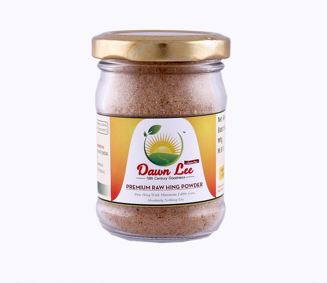 Dawn Lee Pure Hing Powder 50g | 18th Century Goodness | Gluten-Free Asafoetida with Gum Arabic | High Potency Natural Digestive Spice | No Atta, No Maida | Ayurvedic Hing for Gut Health & Flavor