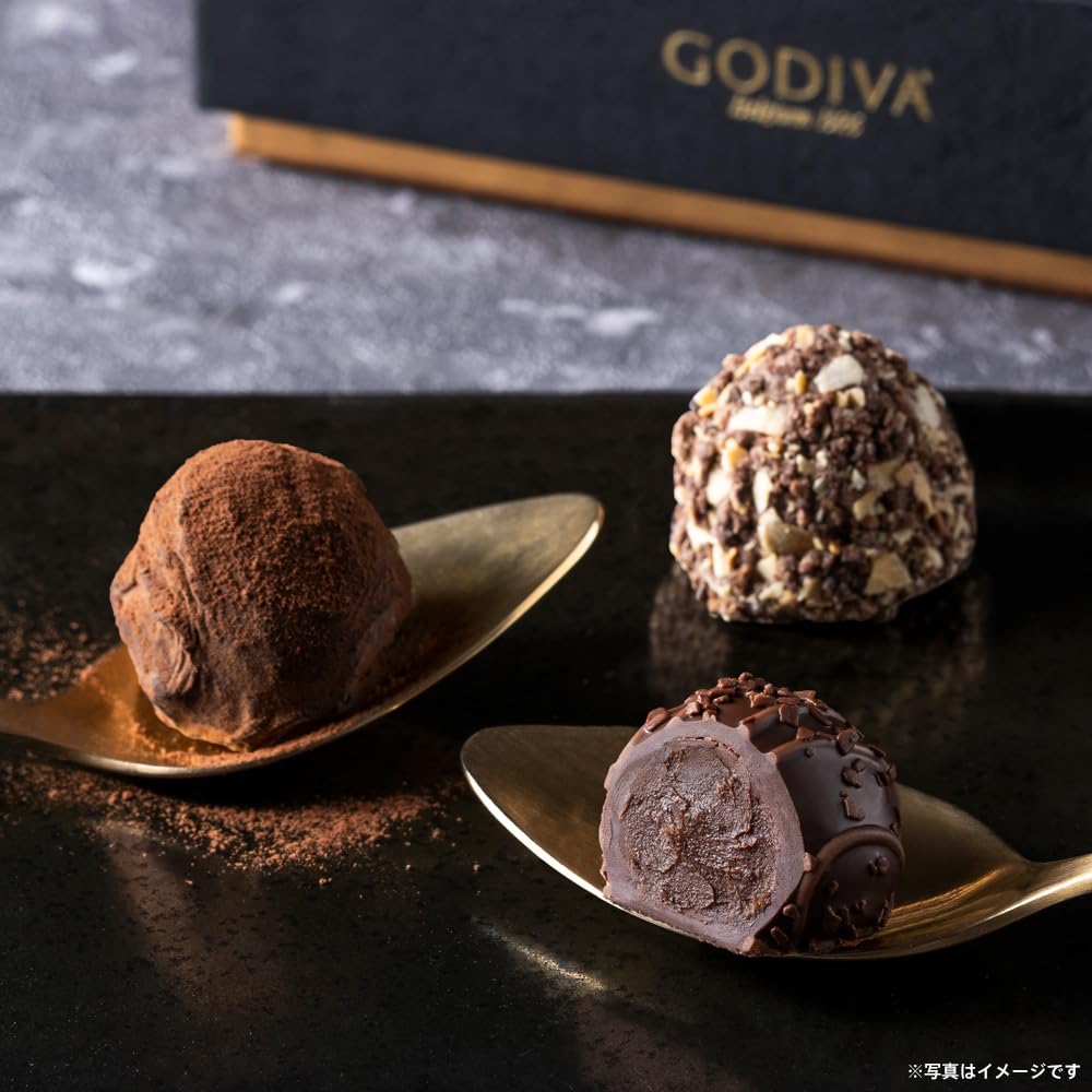 GODIVA Legendale Truffles 9 Pieces Sweets, Gift Present Food, Beverages Alcohol