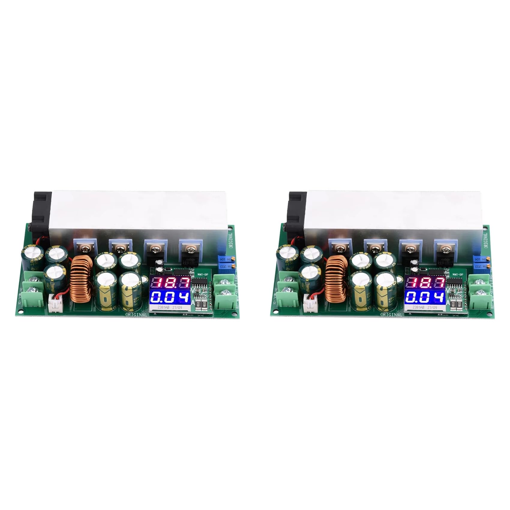 Convertidor CC-CC con pantalla ajustable de plástico conveniente