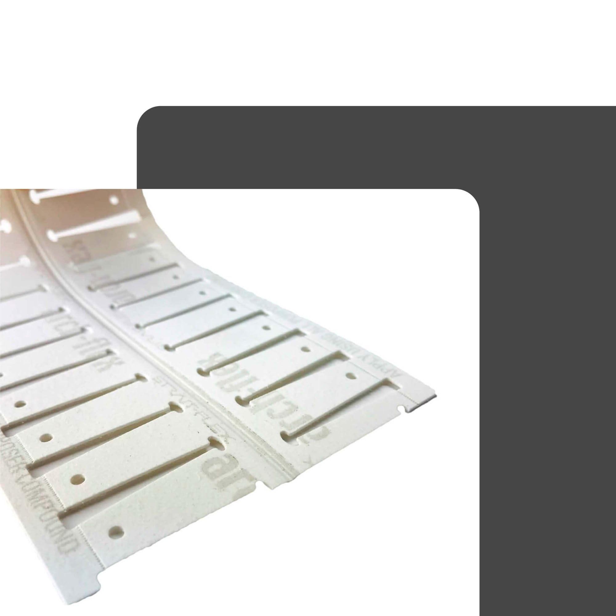 Perfil del borde Arch-Flex 100 ángulo flexible blanco 12 rollos á 30,5m protección de bordes altos, para bordes interiores y exteriores en construcción en seco, fácil montaje